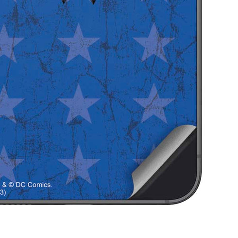 DC Comics Wonder Woman Emblem on Flag Galaxy S25 Skin